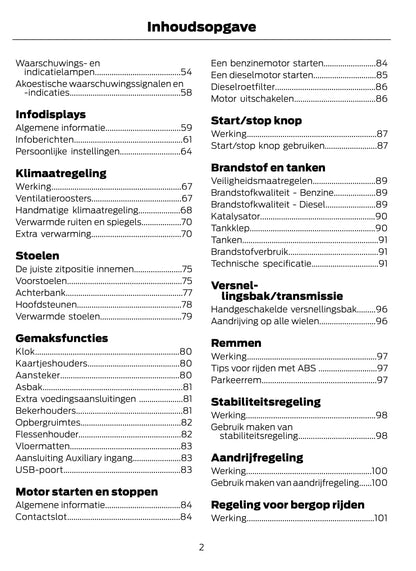 2011-2014 Ford Transit Gebruikershandleiding | Nederlands