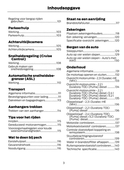 2011-2014 Ford Transit Gebruikershandleiding | Nederlands