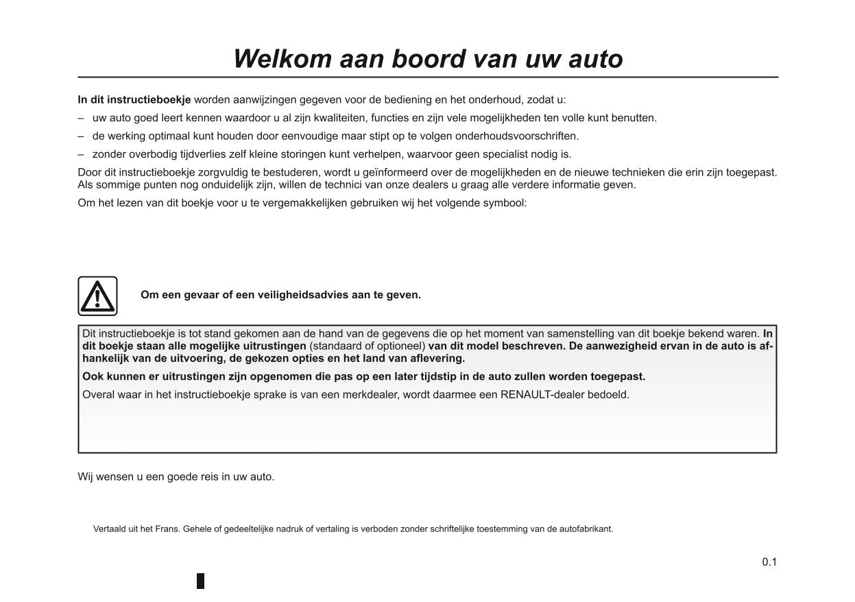 2011-2012 Renault Espace Gebruikershandleiding | Nederlands