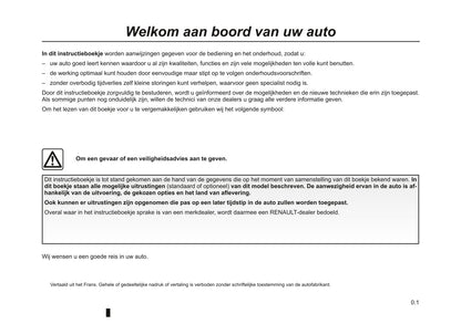 2011-2012 Renault Espace Gebruikershandleiding | Nederlands