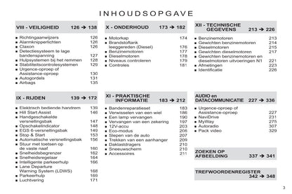 2011-2013 Citroën C4 Picasso/C4 Grand Picasso Owner's Manual | Dutch