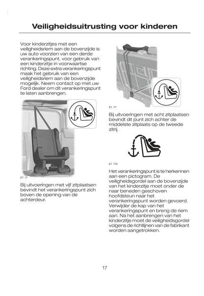 2007-2008 Ford Tourneo/Transit Connect Gebruikershandleiding | Nederlands