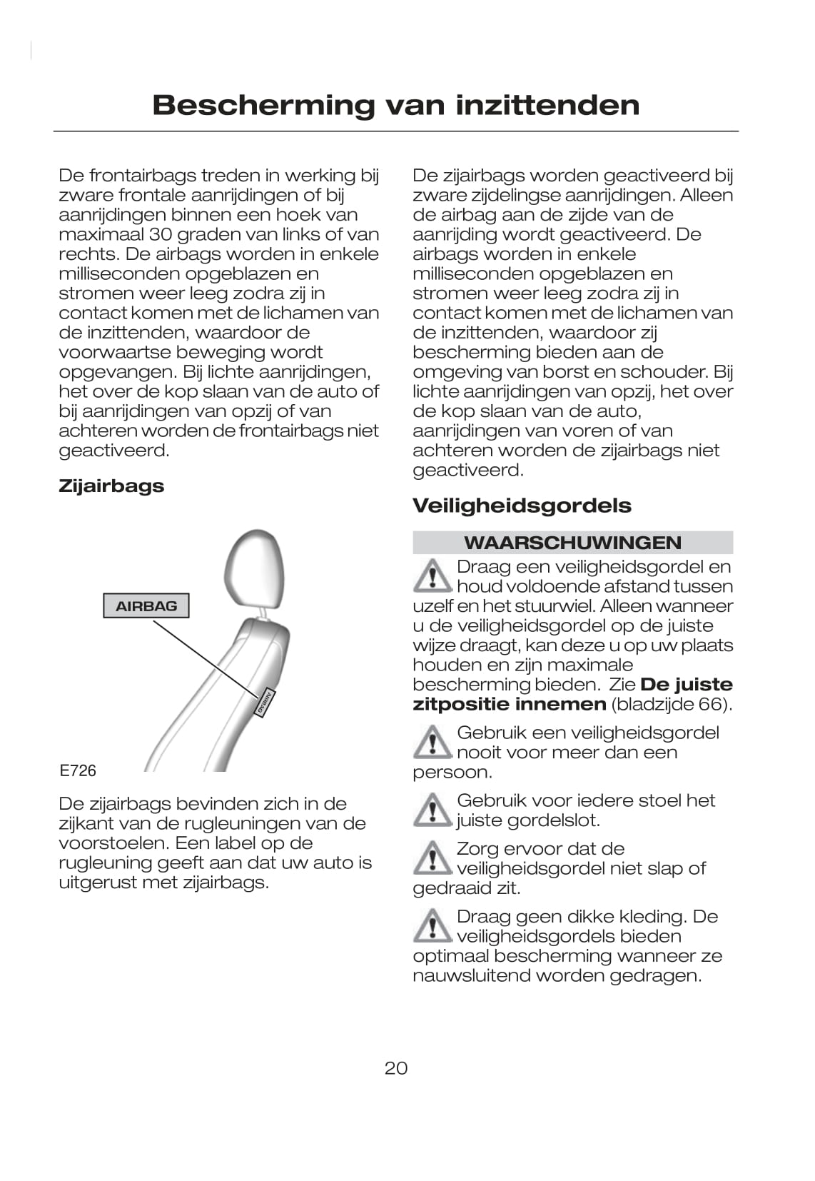 2007-2008 Ford Tourneo/Transit Connect Gebruikershandleiding | Nederlands