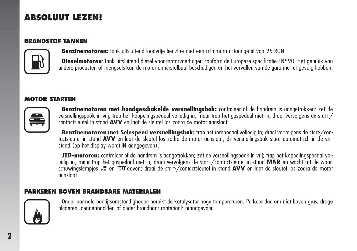 2000-2010 Alfa Romeo 147 Gebruikershandleiding | Nederlands