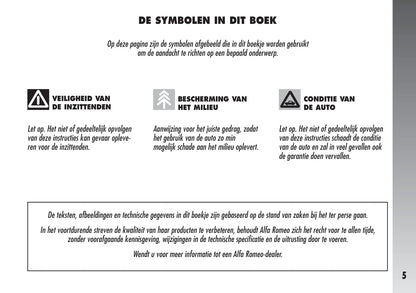 2000-2010 Alfa Romeo 147 Gebruikershandleiding | Nederlands