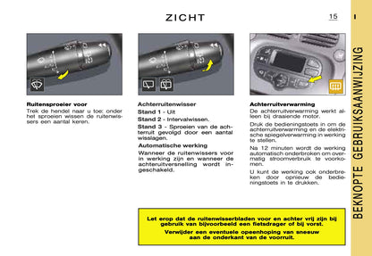 2000-2001 Citroën Xsara Picasso Gebruikershandleiding | Nederlands