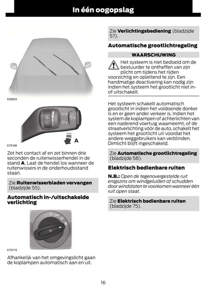 2012-2013 Ford Mondeo Owner's Manual | Dutch