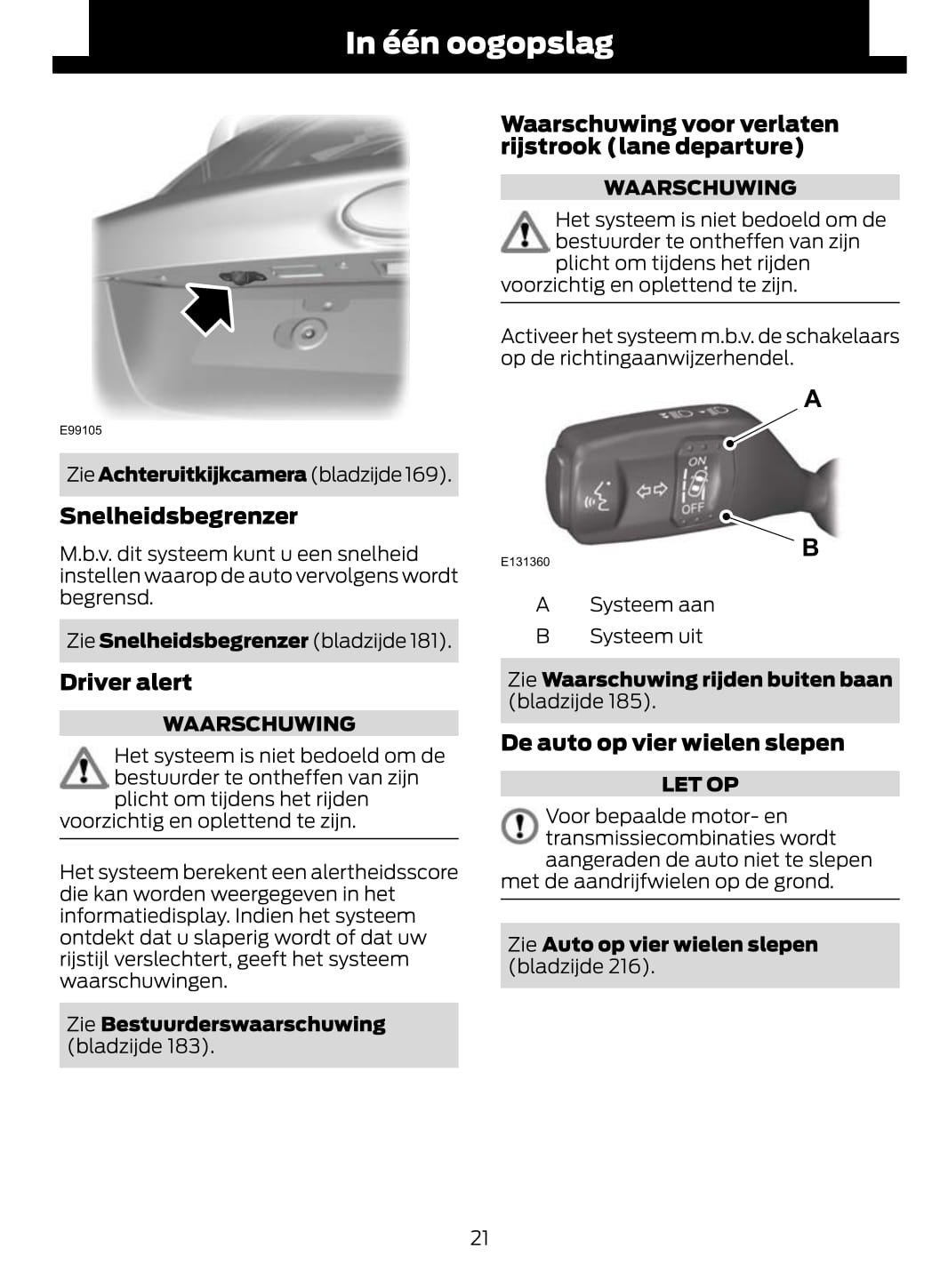 2012-2013 Ford Mondeo Owner's Manual | Dutch