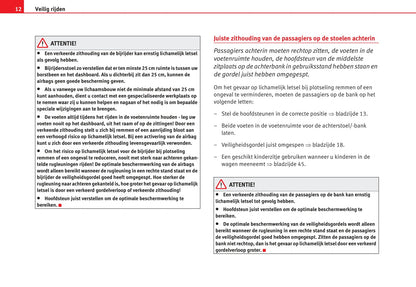 2007-2008 Seat Ibiza Owner's Manual | Dutch