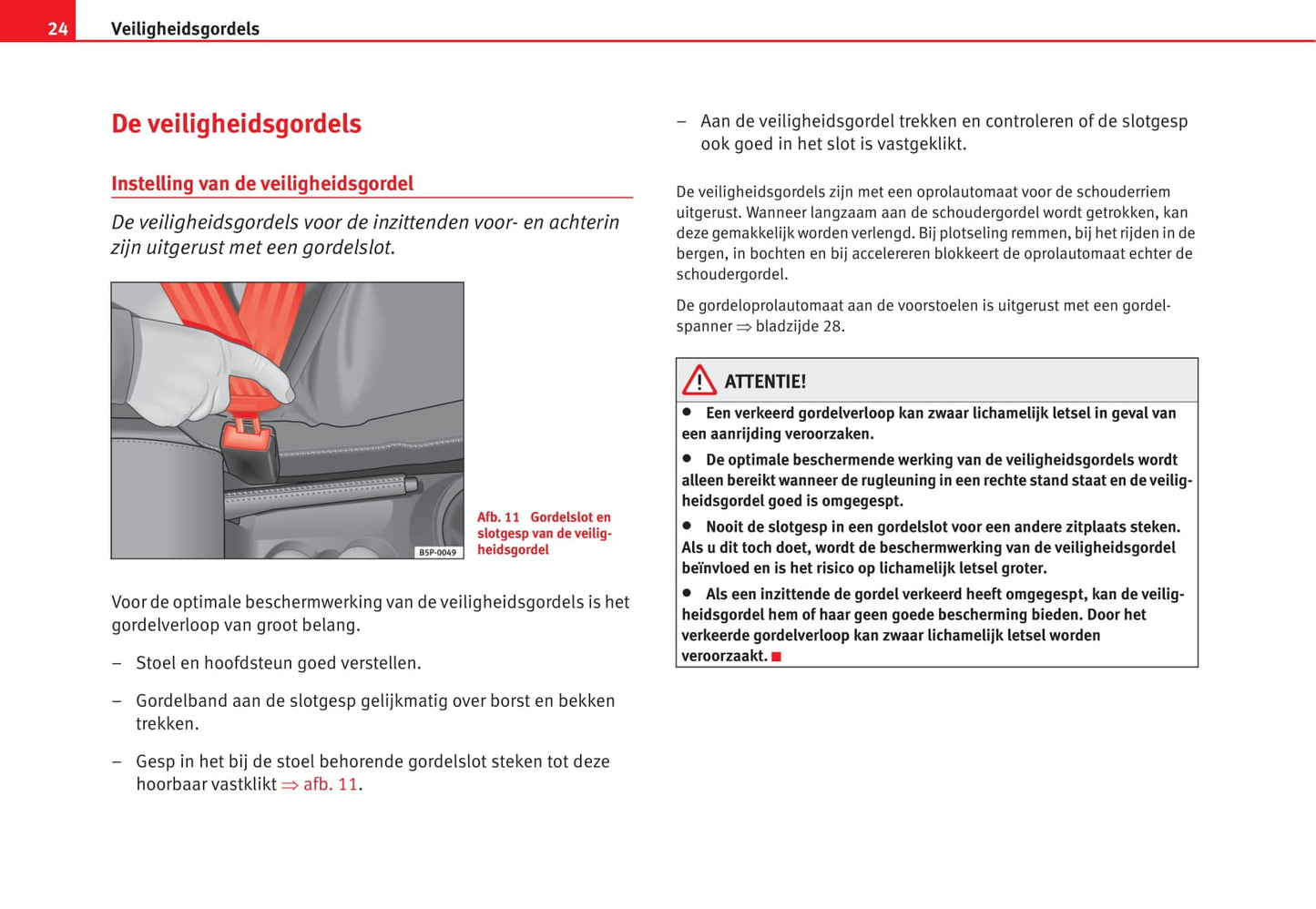 2007-2008 Seat Ibiza Owner's Manual | Dutch