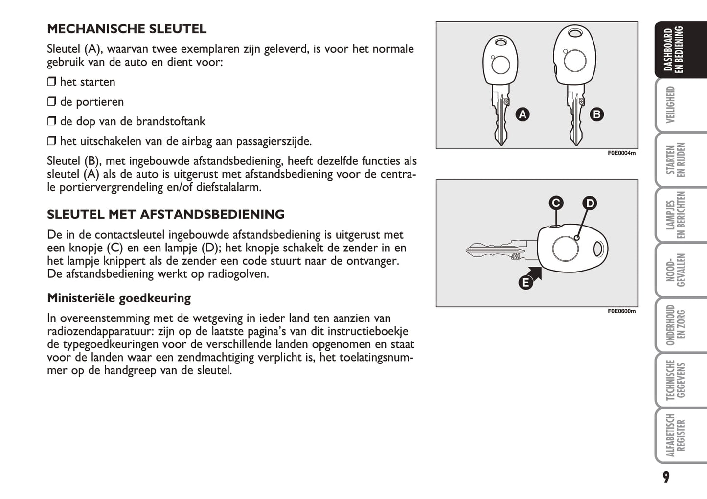 2004-2005 Fiat Multipla Gebruikershandleiding | Nederlands