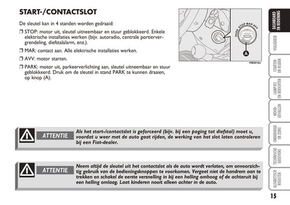 2004-2005 Fiat Multipla Gebruikershandleiding | Nederlands