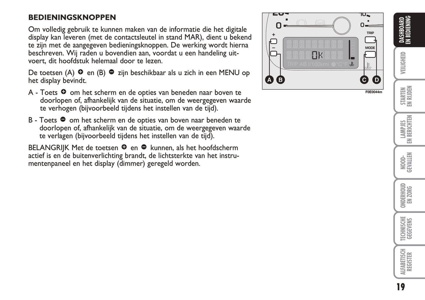 2004-2005 Fiat Multipla Gebruikershandleiding | Nederlands