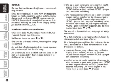 2004-2005 Fiat Multipla Gebruikershandleiding | Nederlands