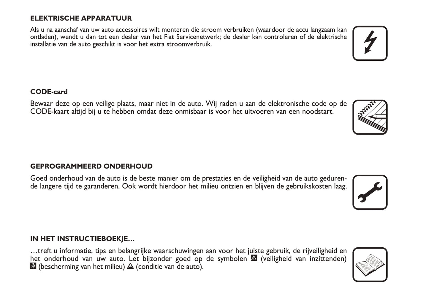 2005-2006 Fiat Idea Gebruikershandleiding | Nederlands