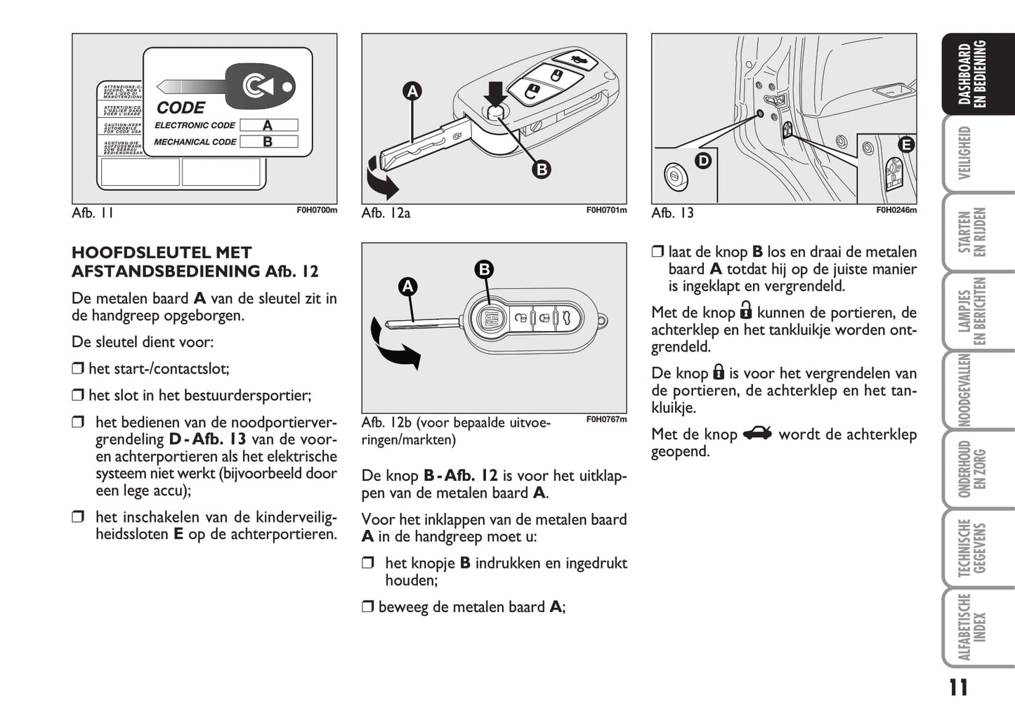 2005-2006 Fiat Idea Gebruikershandleiding | Nederlands