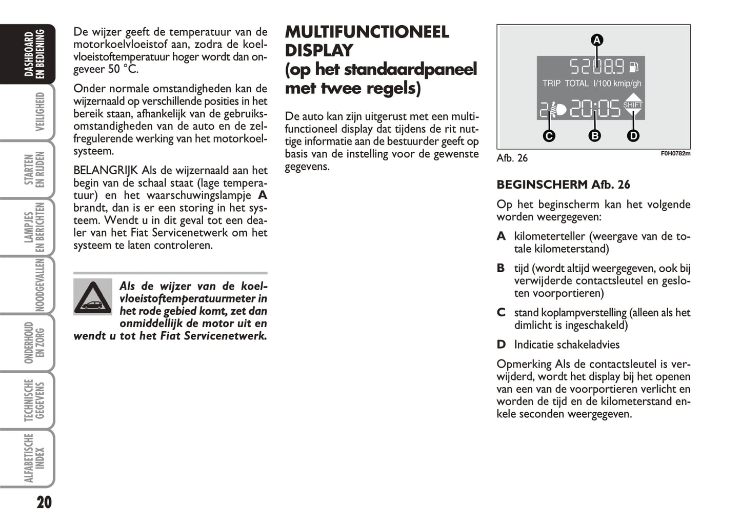 2005-2006 Fiat Idea Gebruikershandleiding | Nederlands