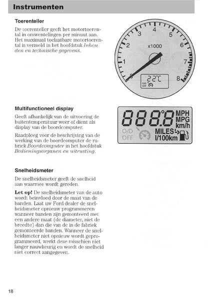 2003-2005 Ford Mondeo Gebruikershandleiding | Nederlands