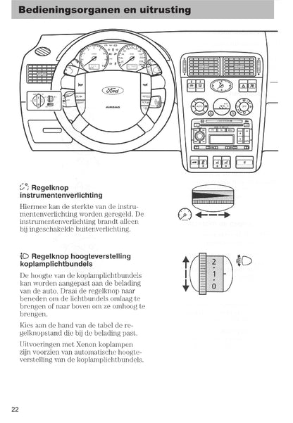 2003-2005 Ford Mondeo Gebruikershandleiding | Nederlands