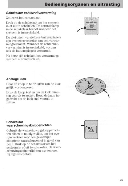 2003-2005 Ford Mondeo Gebruikershandleiding | Nederlands