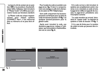 Fiat Panda CONNECT Nav+ Guide d'utilisation 2007 - 2008