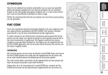 2003-2004 Fiat Punto Bedienungsanleitung | Niederländisch