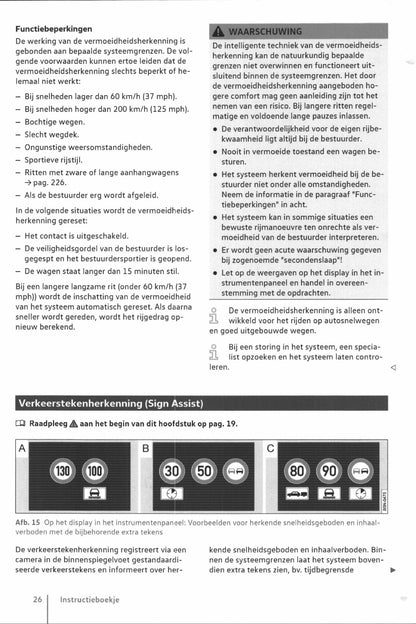 2017-2020 Volkswagen Golf Owner's Manual | Dutch