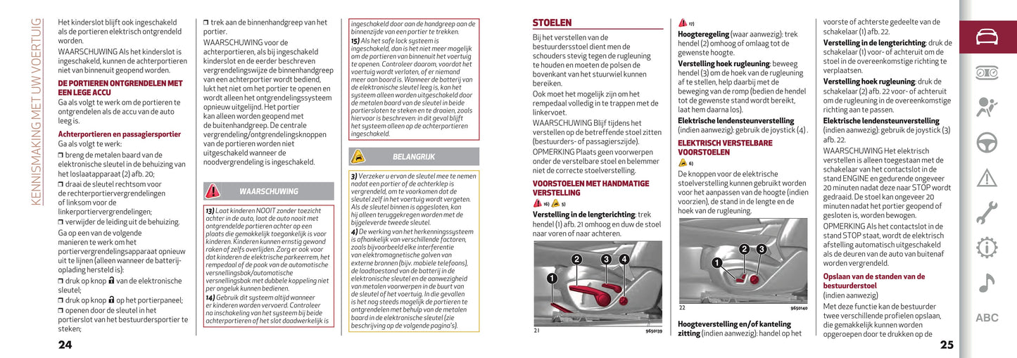 2022-2023 Alfa Romeo Tonale Owner's Manual | Dutch