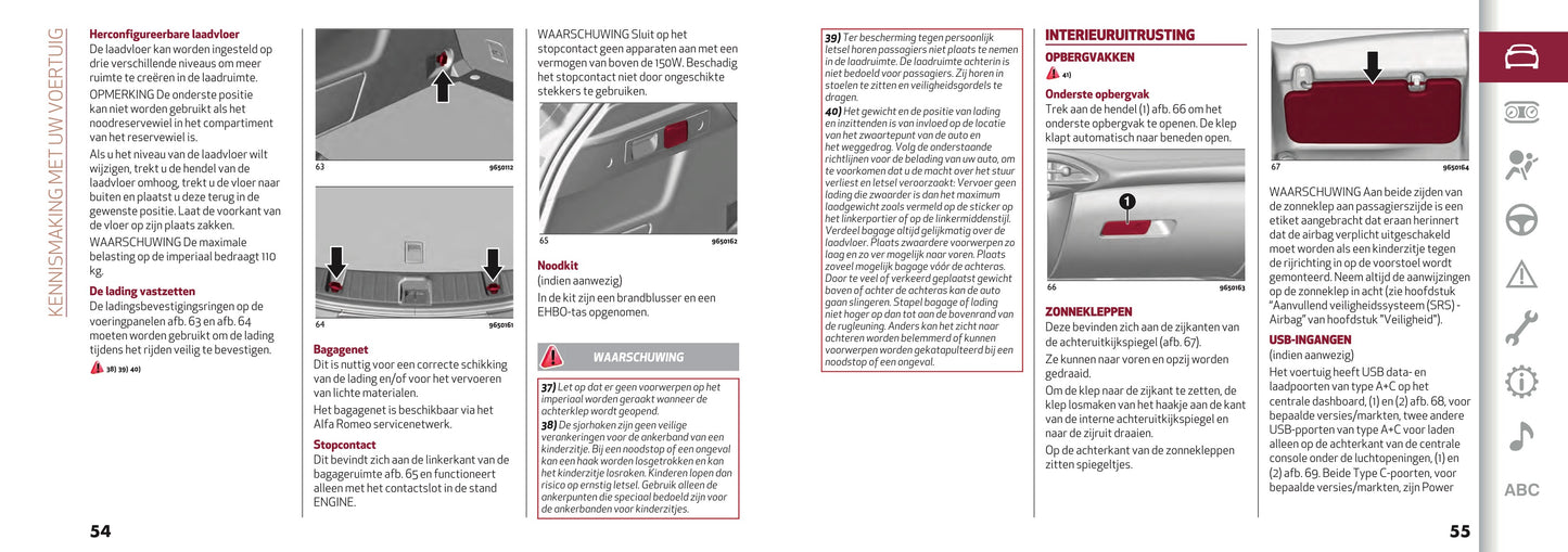 2022-2023 Alfa Romeo Tonale Owner's Manual | Dutch