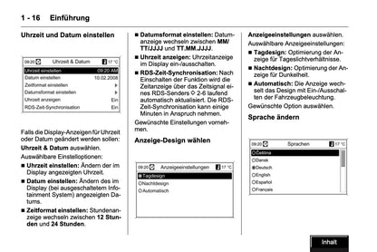 Opel Insignia DVD 800 Infotainment  Bedienungsanleitung