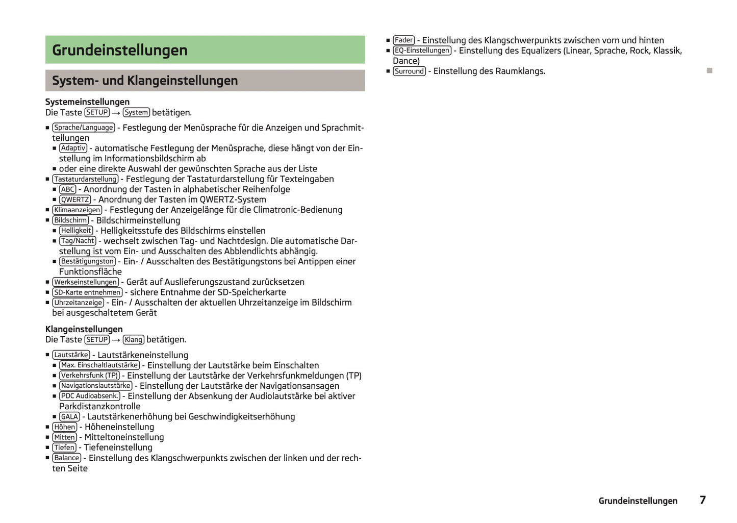 Skoda Amundsen Navigationssystem Bedienungsanleitung 2013