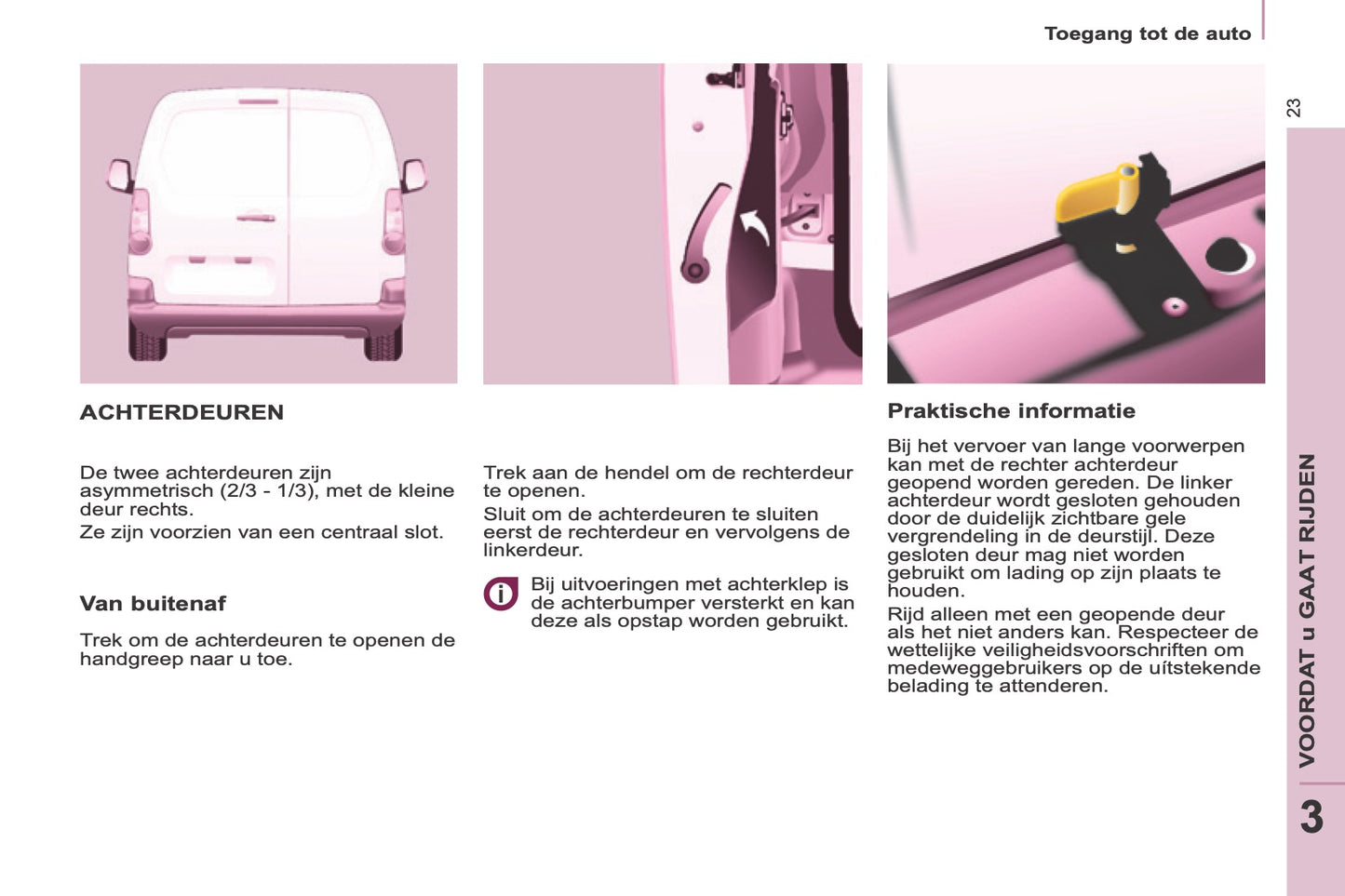 2014-2015 Peugeot Partner Gebruikershandleiding | Frans