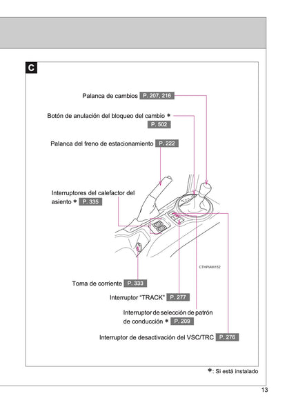 2016-2017 Toyota GT86 Owner's Manual | Spanish