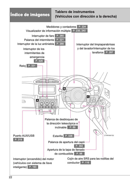 2016-2017 Toyota GT86 Owner's Manual | Spanish