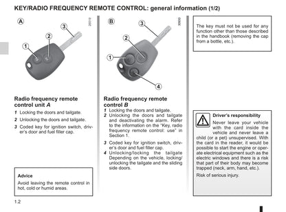 2010-2011 Renault Kangoo Owner's Manual | English