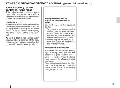 2010-2011 Renault Kangoo Owner's Manual | English