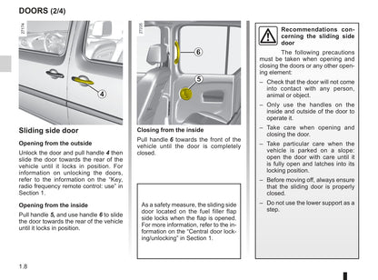 2010-2011 Renault Kangoo Owner's Manual | English