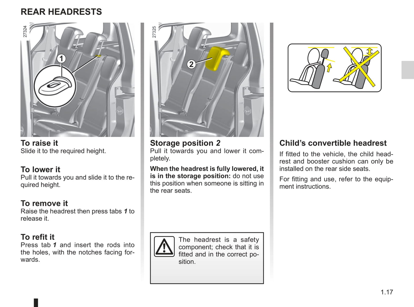 2010-2011 Renault Kangoo Owner's Manual | English