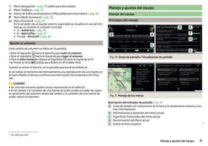 Skoda Admundsen y Bolero Manual de Instrucciones