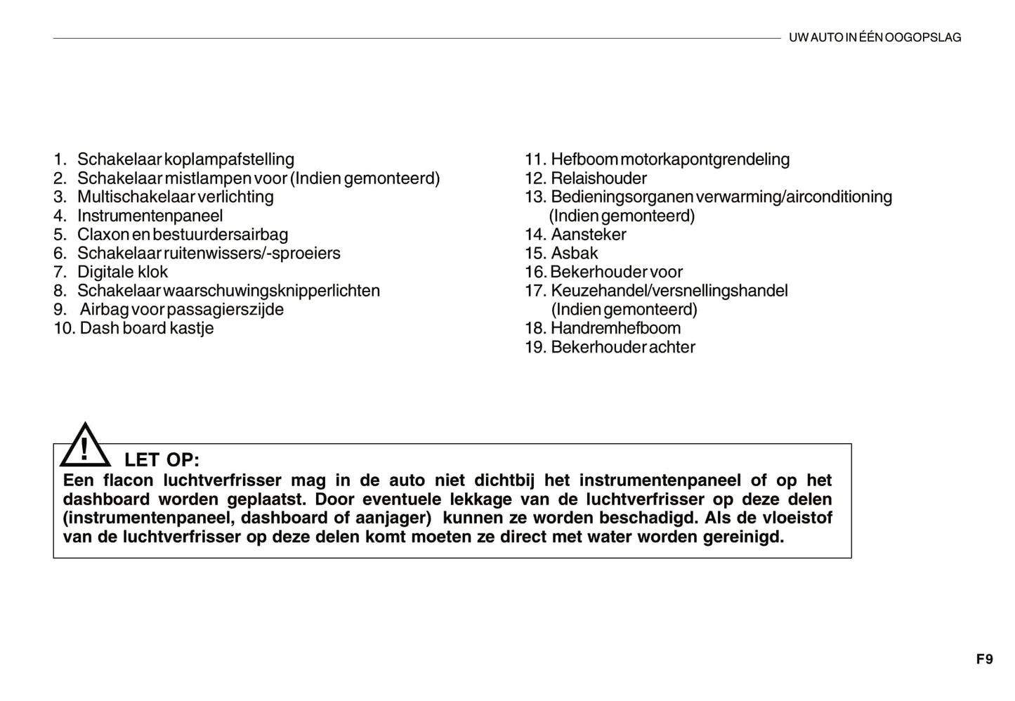 2007-2008 Hyundai Getz Gebruikershandleiding | Nederlands