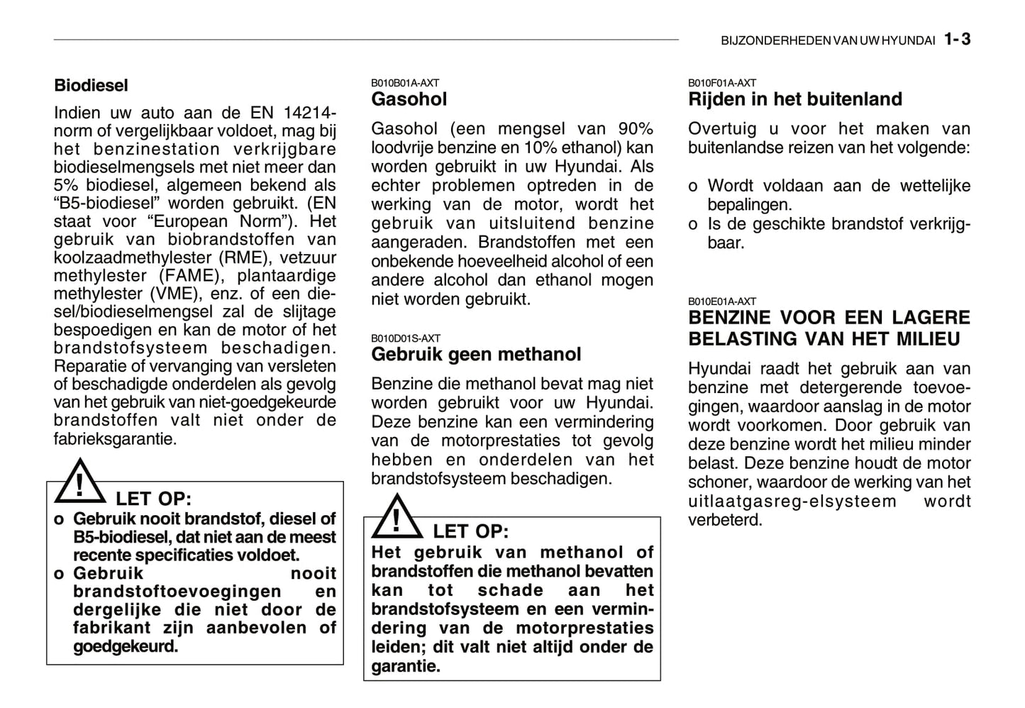 2007-2008 Hyundai Getz Gebruikershandleiding | Nederlands