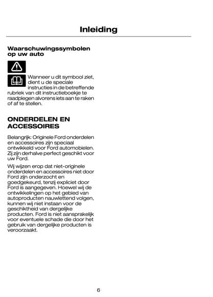 2005-2007 Ford Mondeo Gebruikershandleiding | Nederlands