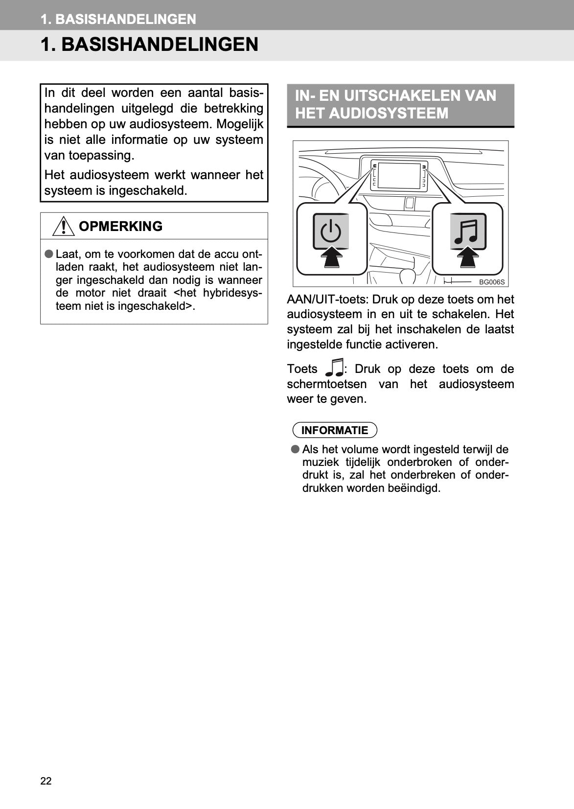 Toyota C-HR & Hybrid Navigatie- en Multimediasysteem Handleiding 2016