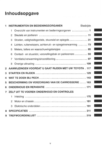 1999-2002 Toyota Celica Owner's Manual | Dutch