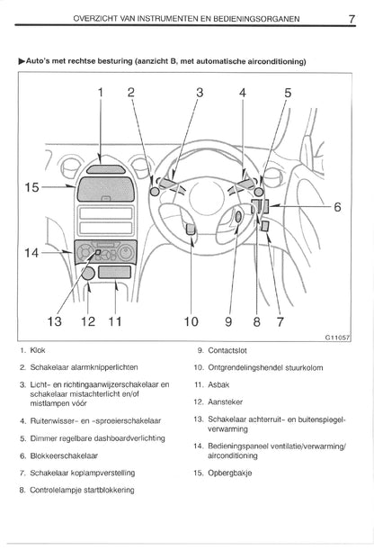 1999-2002 Toyota Celica Owner's Manual | Dutch