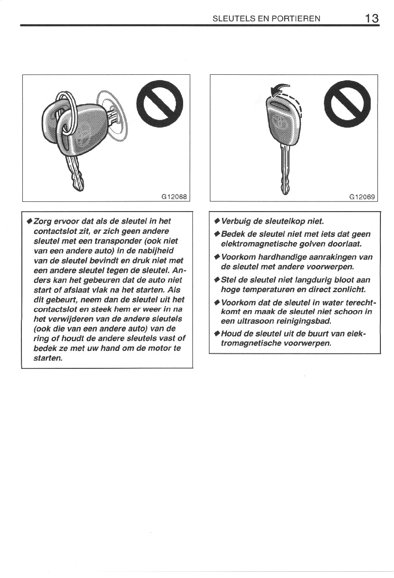 1999-2002 Toyota Celica Owner's Manual | Dutch