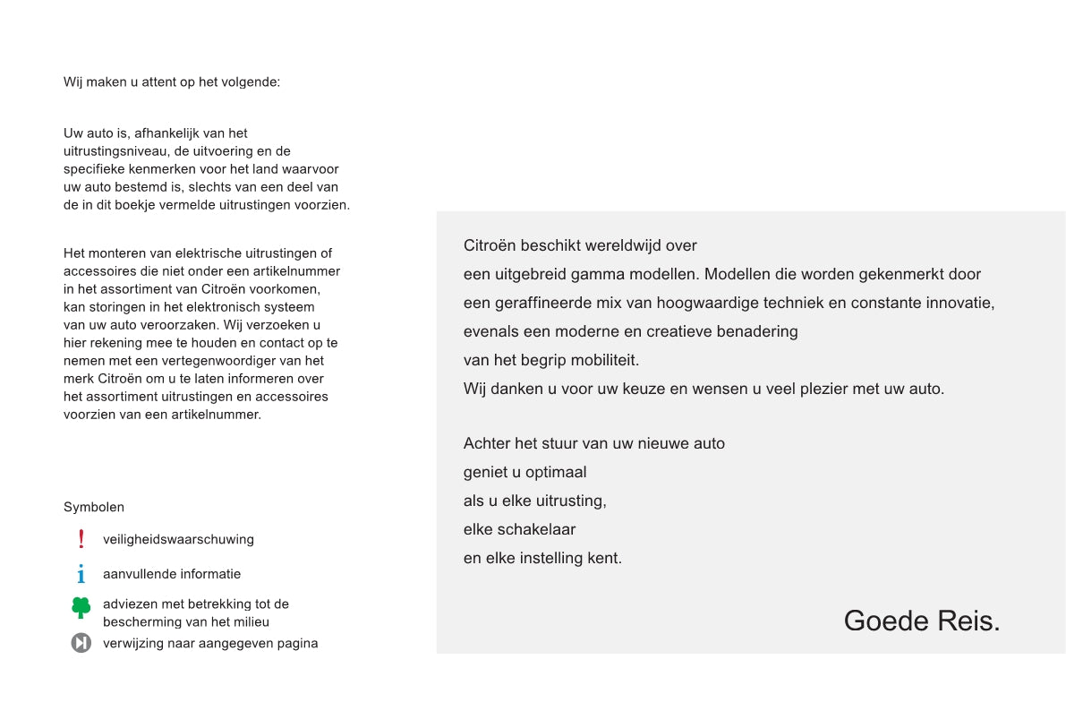 2012-2014 Citroën C-Elysée Gebruikershandleiding | Nederlands