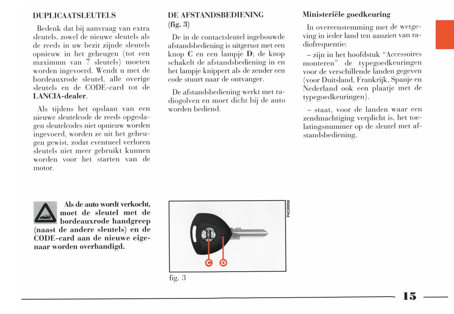 1996-2003 Lancia YPsilon Gebruikershandleiding | Nederlands