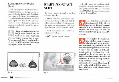 1996-2003 Lancia YPsilon Gebruikershandleiding | Nederlands