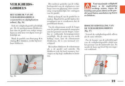 1996-2003 Lancia YPsilon Gebruikershandleiding | Nederlands